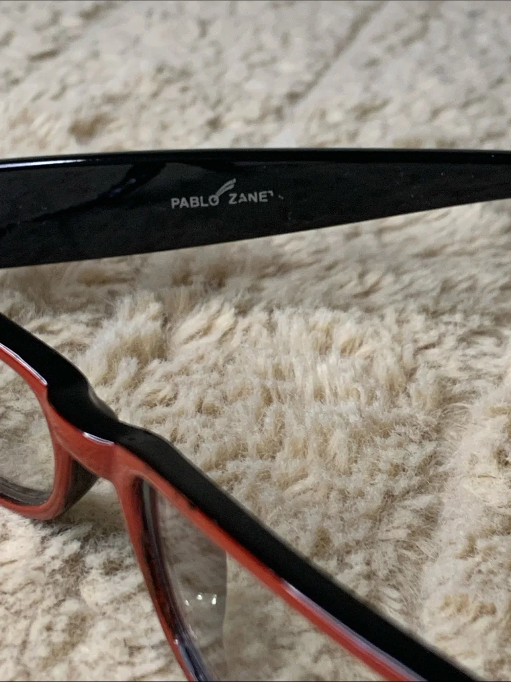 Women's Slim Rectangular Red Glasses - Fashion Eyewear